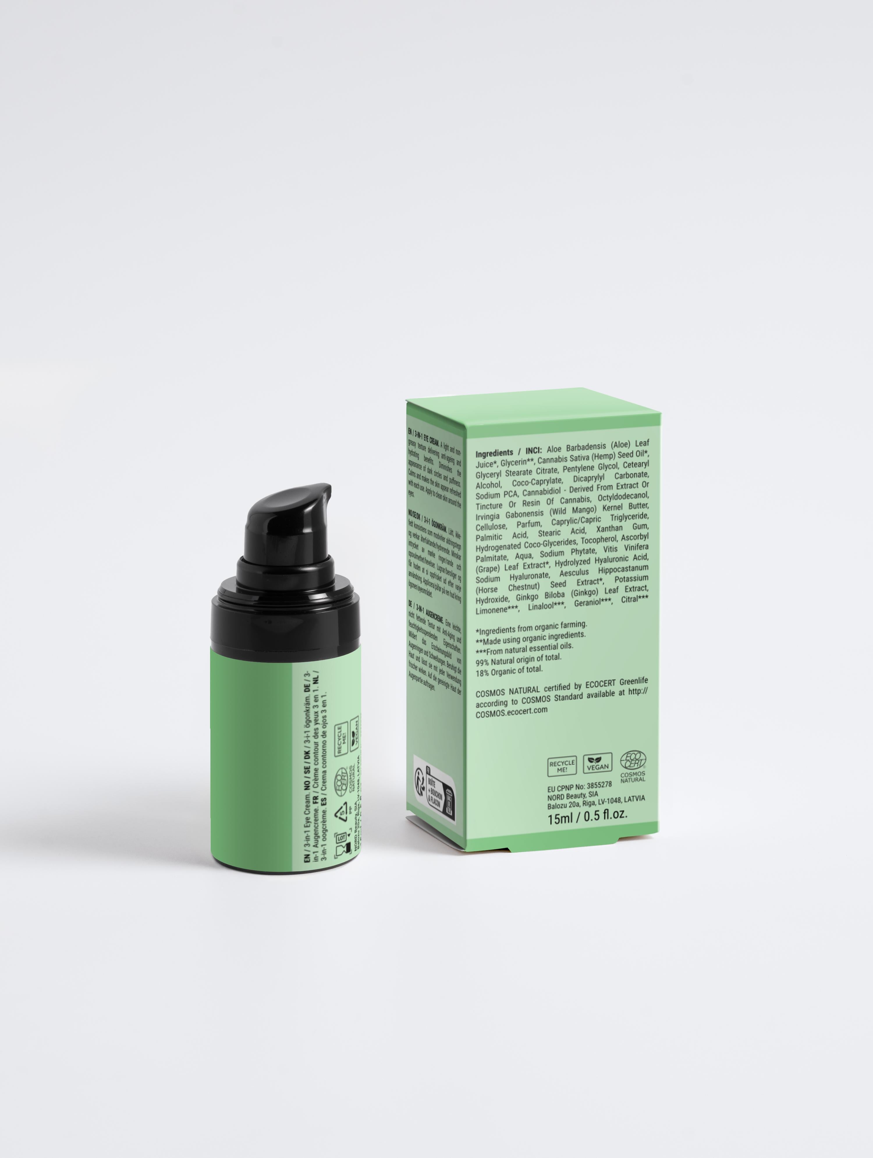 3-ühes silmakreem meestele 15 ml / 0,51 fl oz