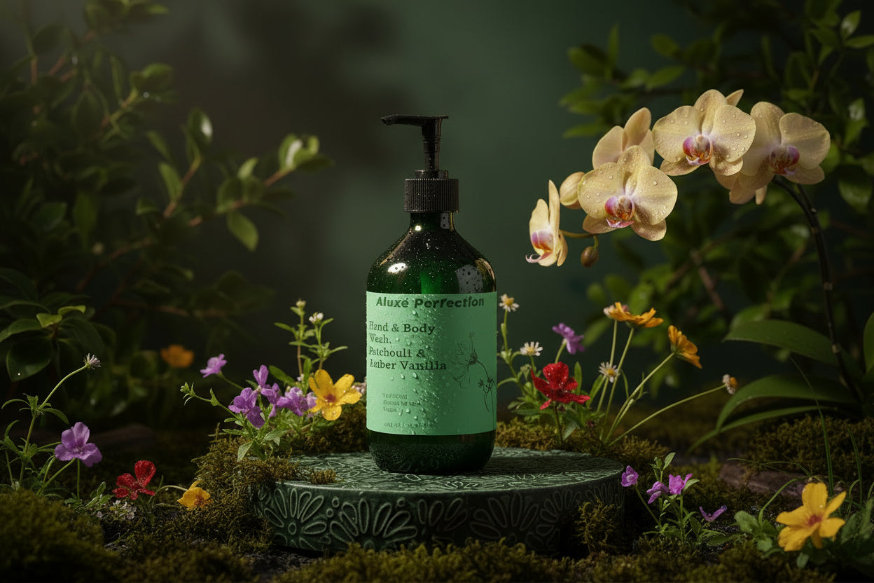 Hand & Body Wash, Patchouli & Amber Vanilla