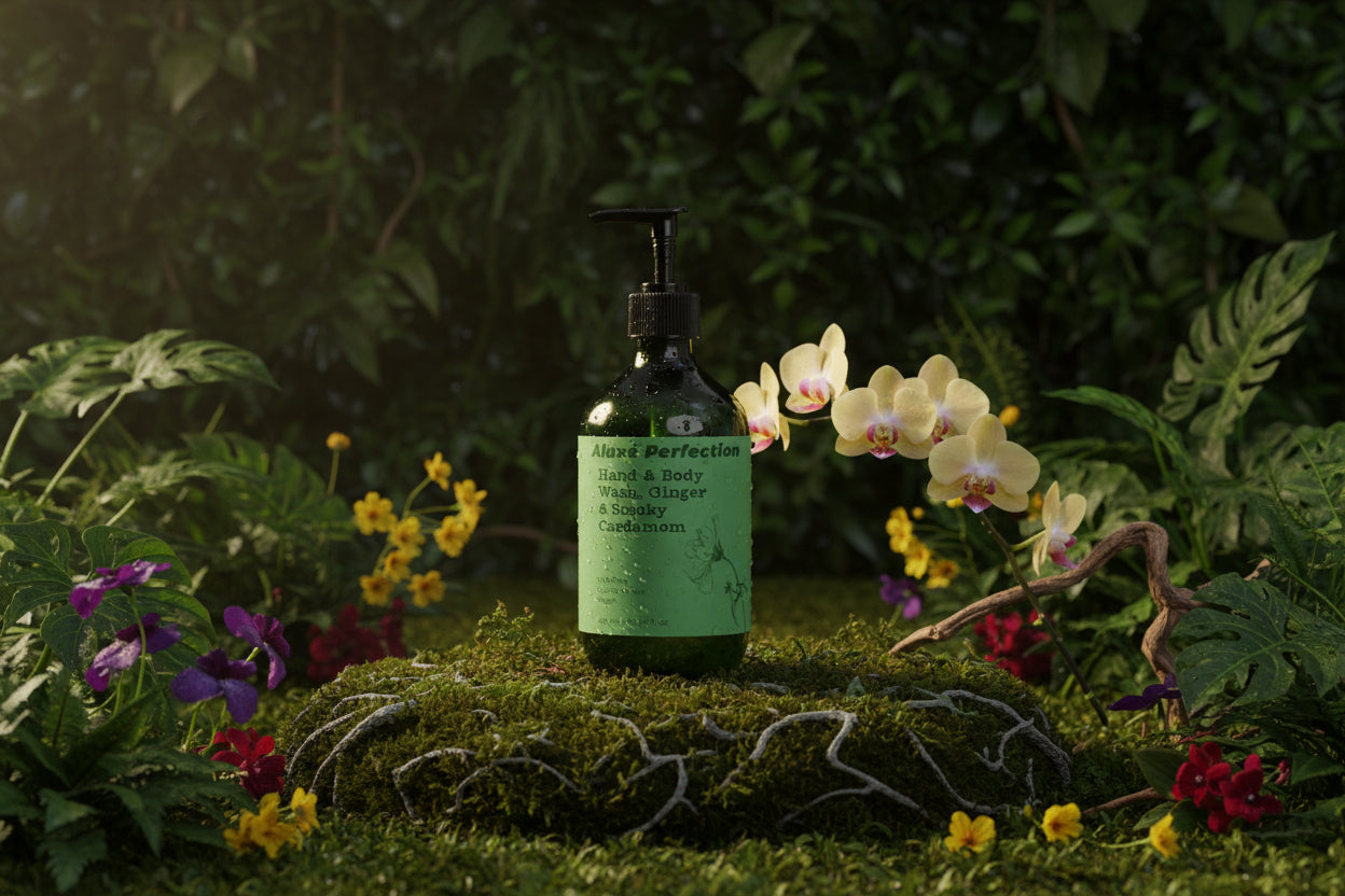 Hand & Body Wash, Ginger & Smoky Cardamom 490 ml / 16.57 fl oz