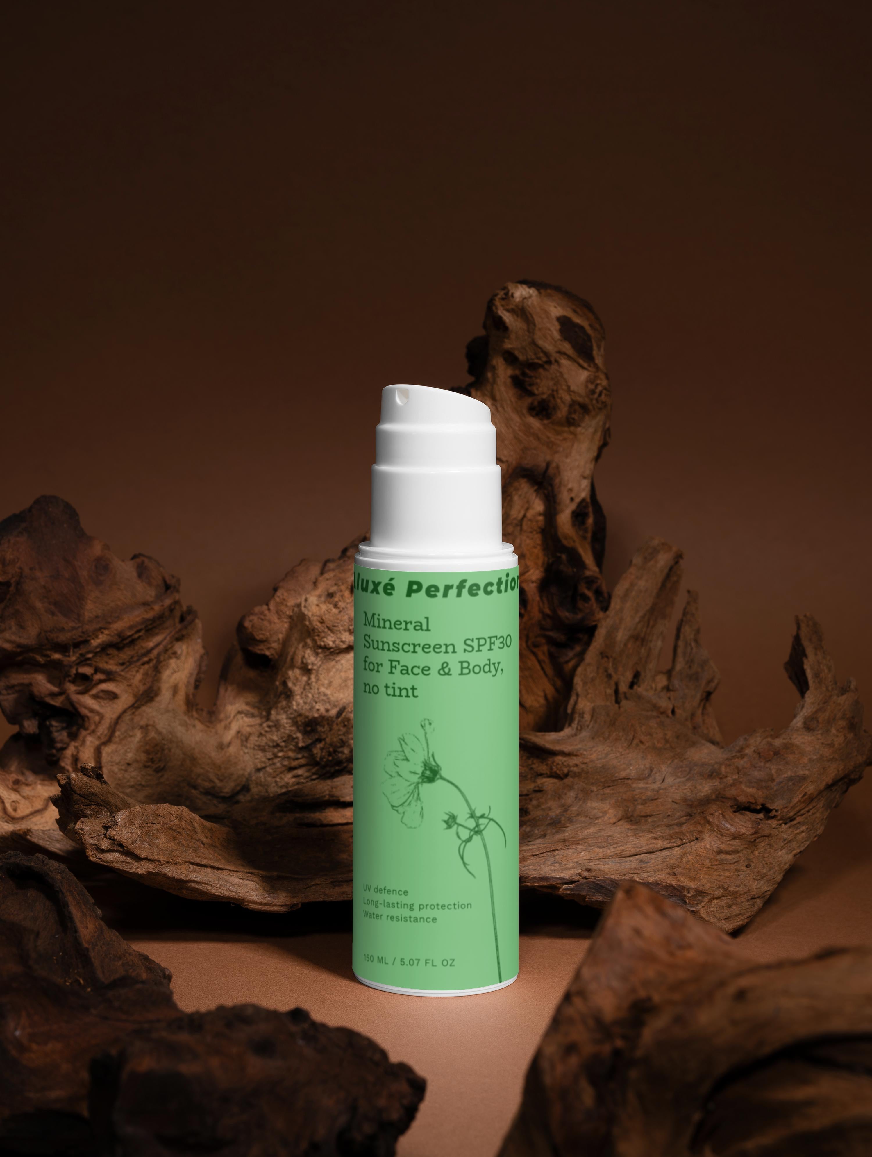 Mineral Sunscreen SPF30 for Face & Body, no tint 150 ml / 5.07 fl oz