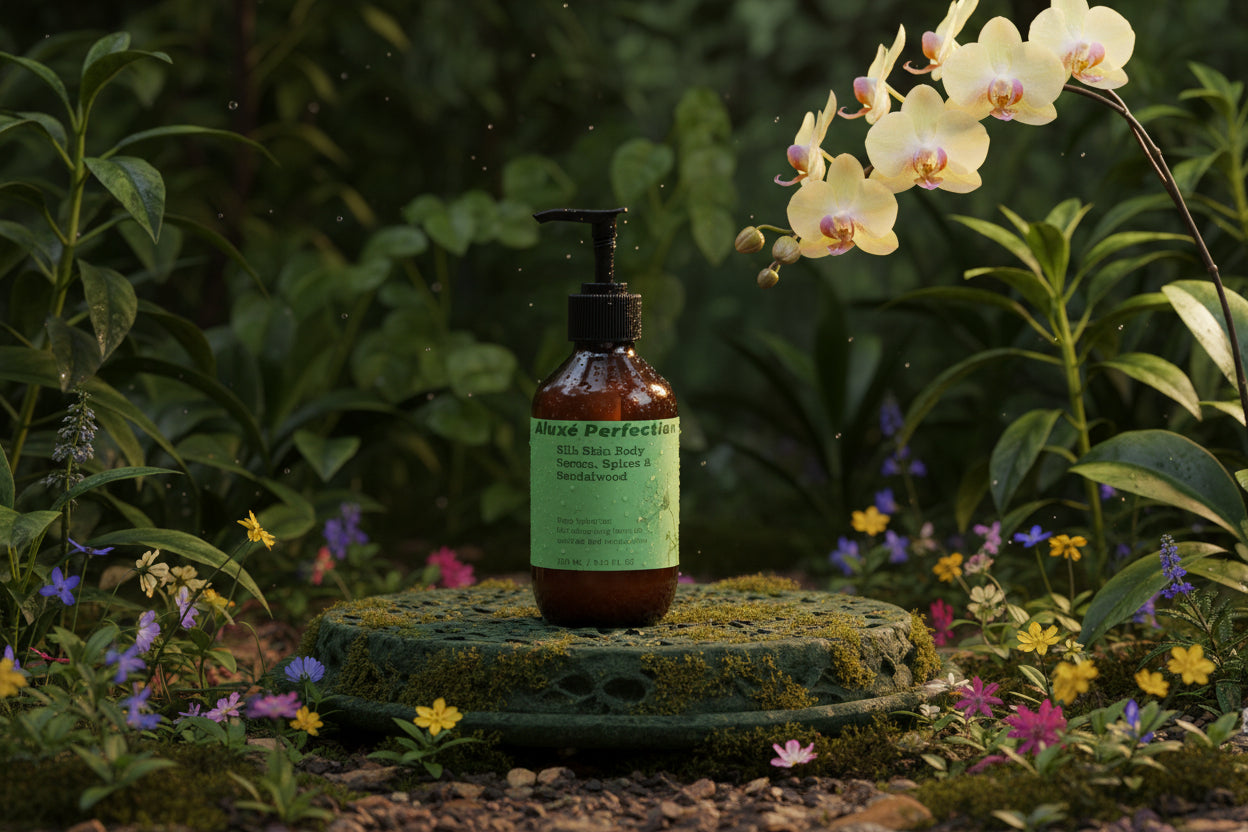 Silk Skin Body Serum, Spices & Sandalwood 270 ml / 9.13 fl oz